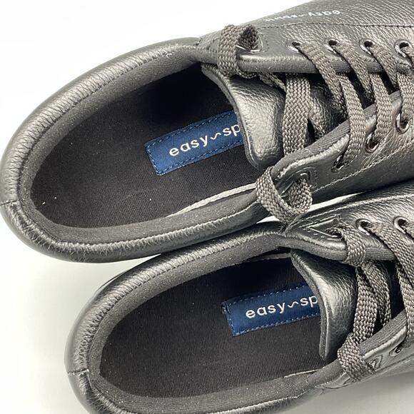 Easy Spirit Women’s AP1 Leather Sneakers Black Size 8.5M - Picture 6 of 10